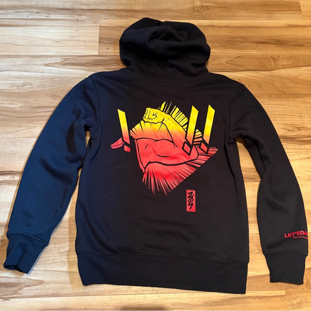 Jordan Black Hoodie with Zion Williamson “Let’s Dance” Graphic Boys M (10/12)